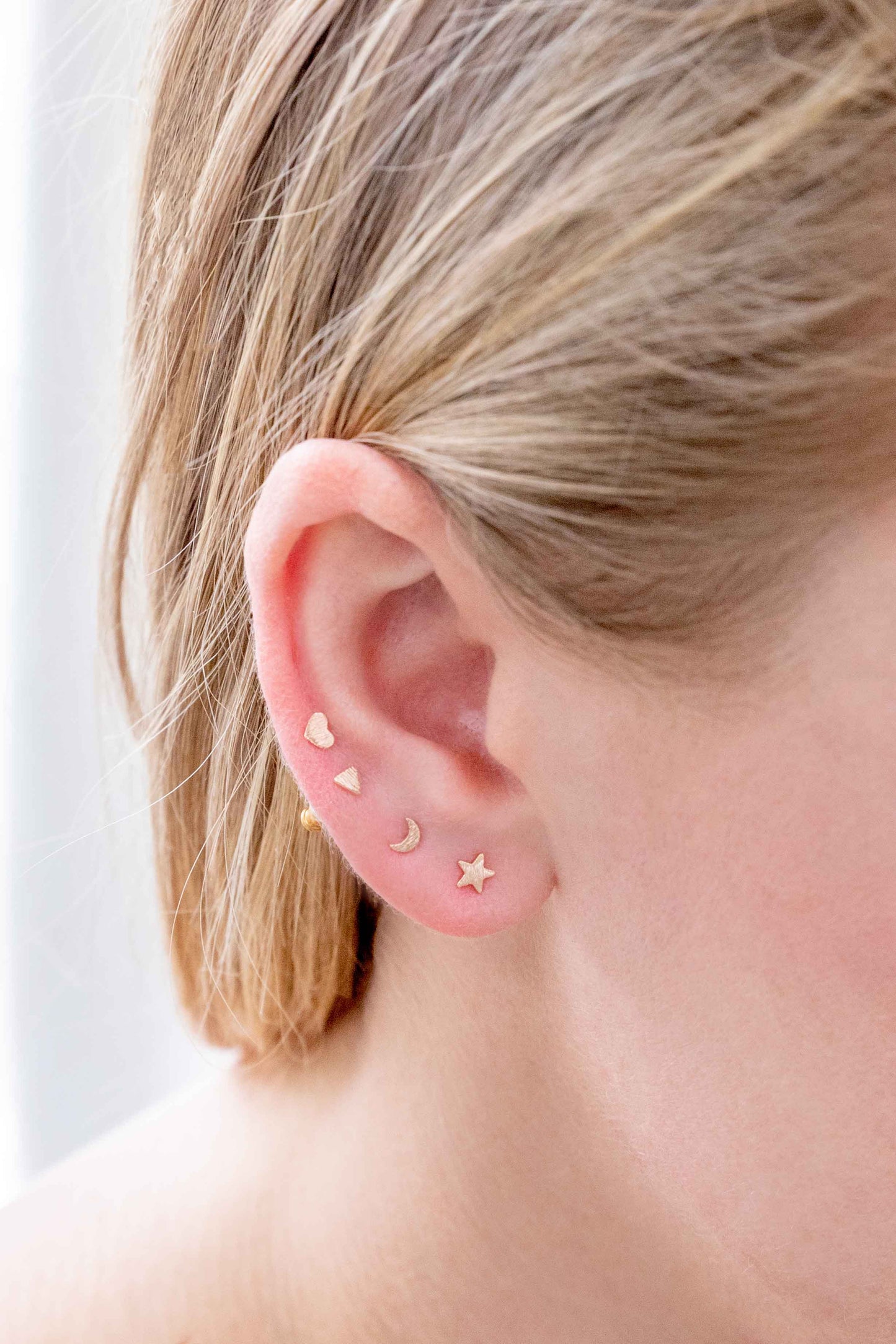 The Basics Earring Set | Rose Gold