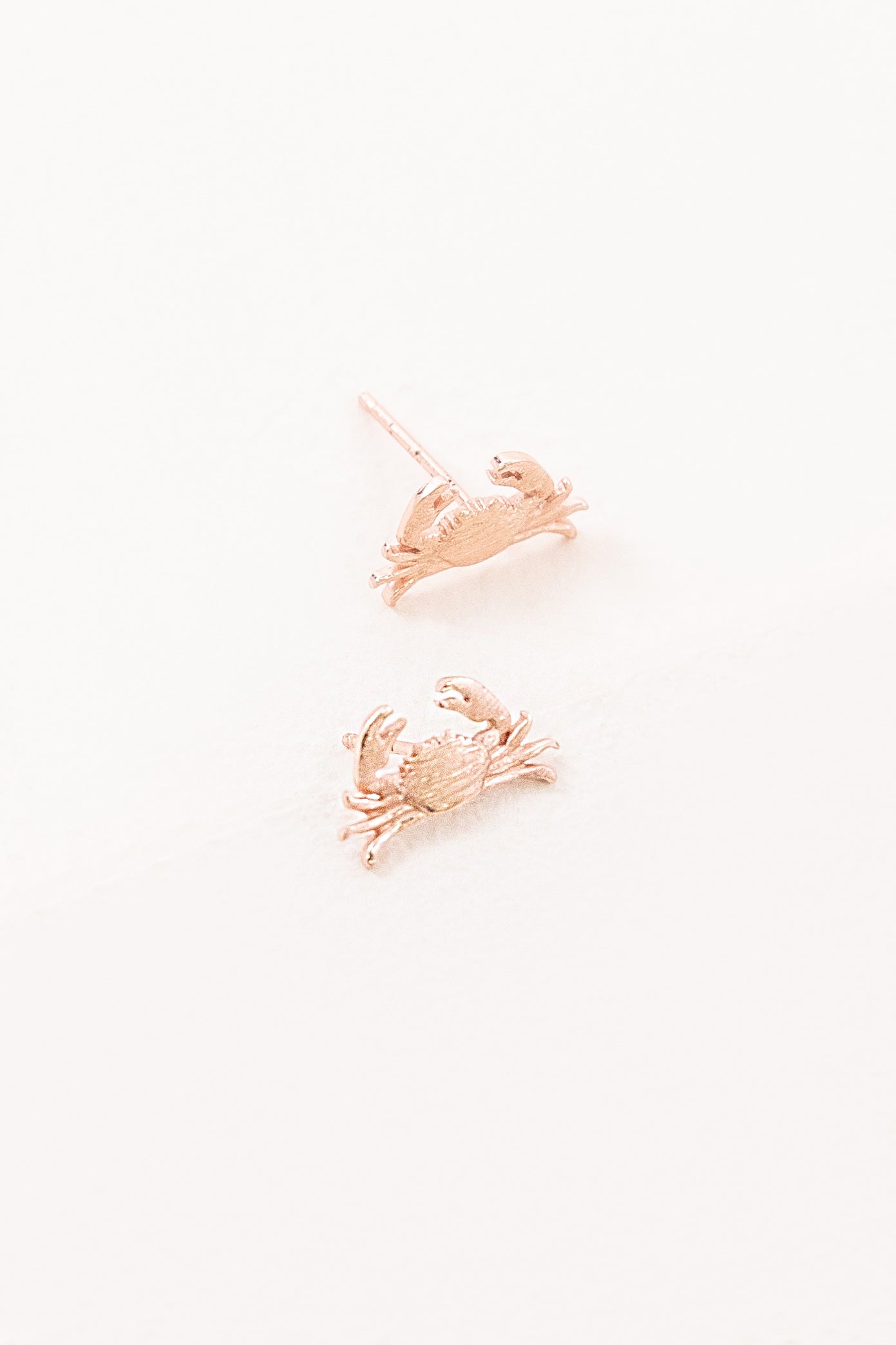 Maryland Crab Earrings (18K & 24K Gold)
