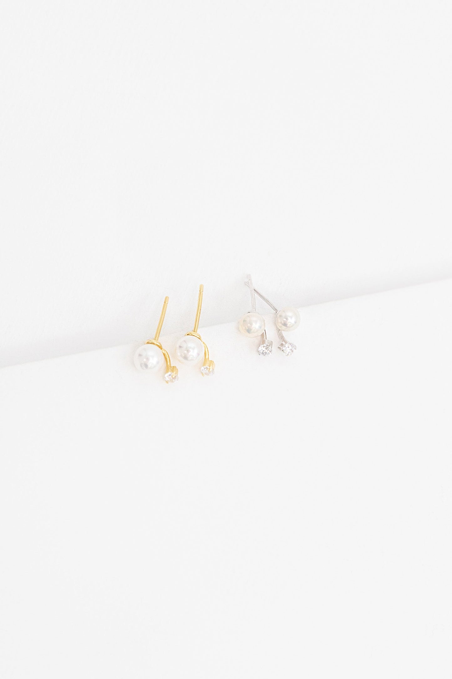 Chantilly Pearl Earrings (Sterling Silver)