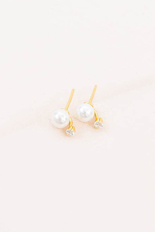 Chantilly Pearl Earrings (Sterling Silver)