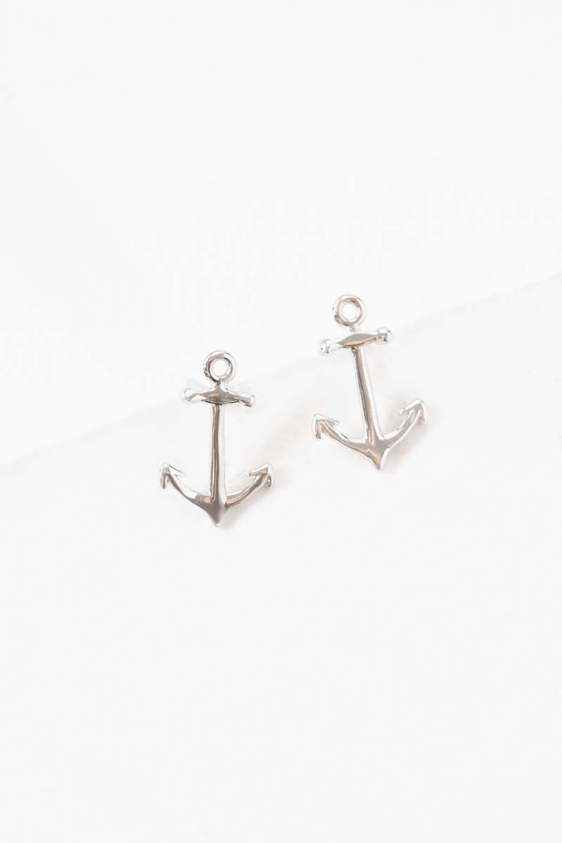 Anchor Earrings (18K Rose & 24K Gold)