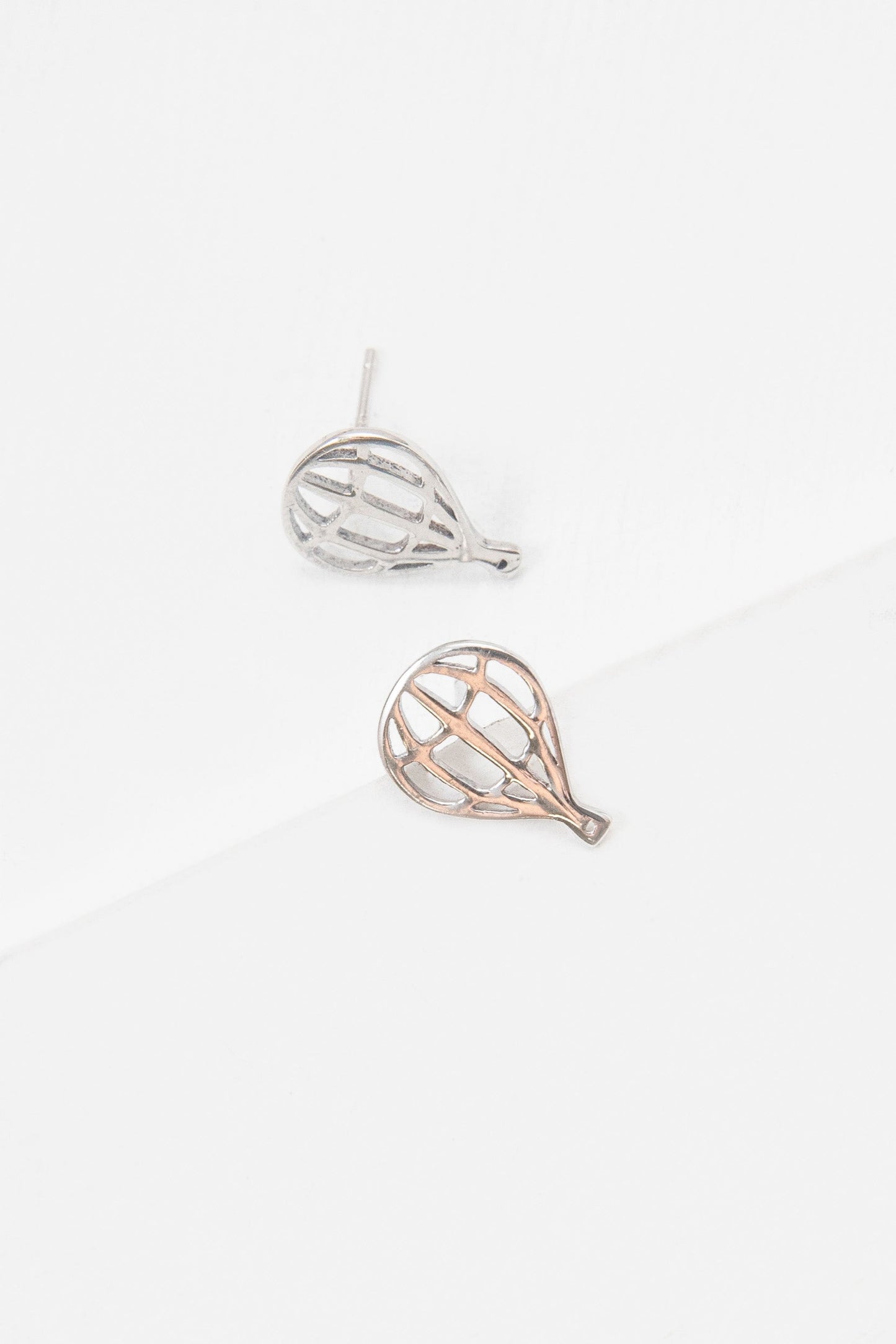 Hot Air Balloon Earrings (18K Rose & 24K Gold)