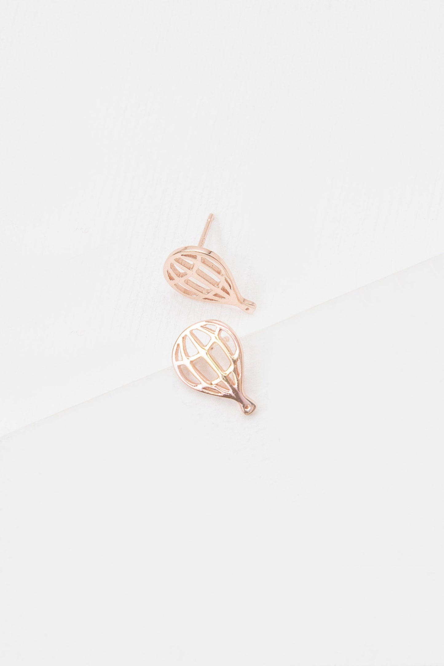 Hot Air Balloon Earrings (18K Rose & 24K Gold)
