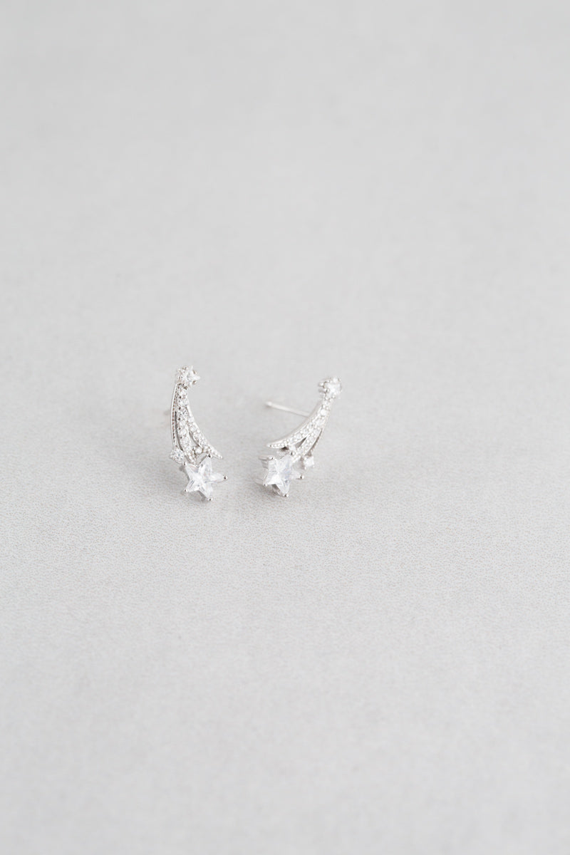 To The Stars Post Earrings (14K)