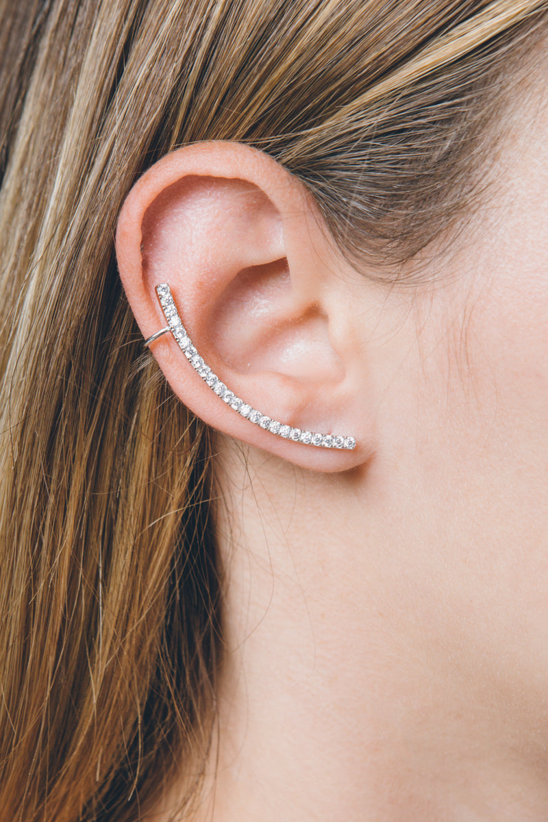 Eye of the Beholder Earrings (Sterl. Right Cuff)