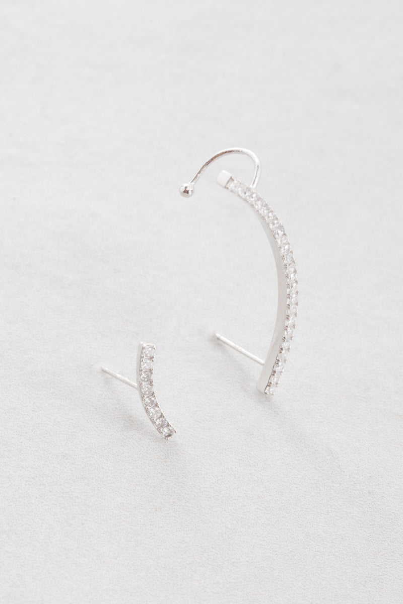 Eye of the Beholder Earrings (Sterl. Left Ear Cuff)