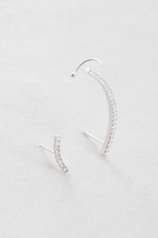 Eye of the Beholder Earrings (Sterl. Left Ear Cuff)