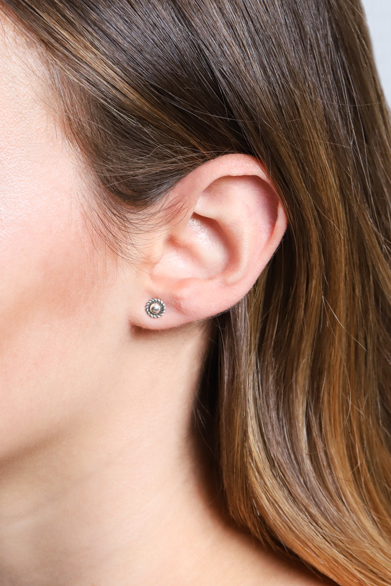 Gayatri Stud Earrings (sterl.)