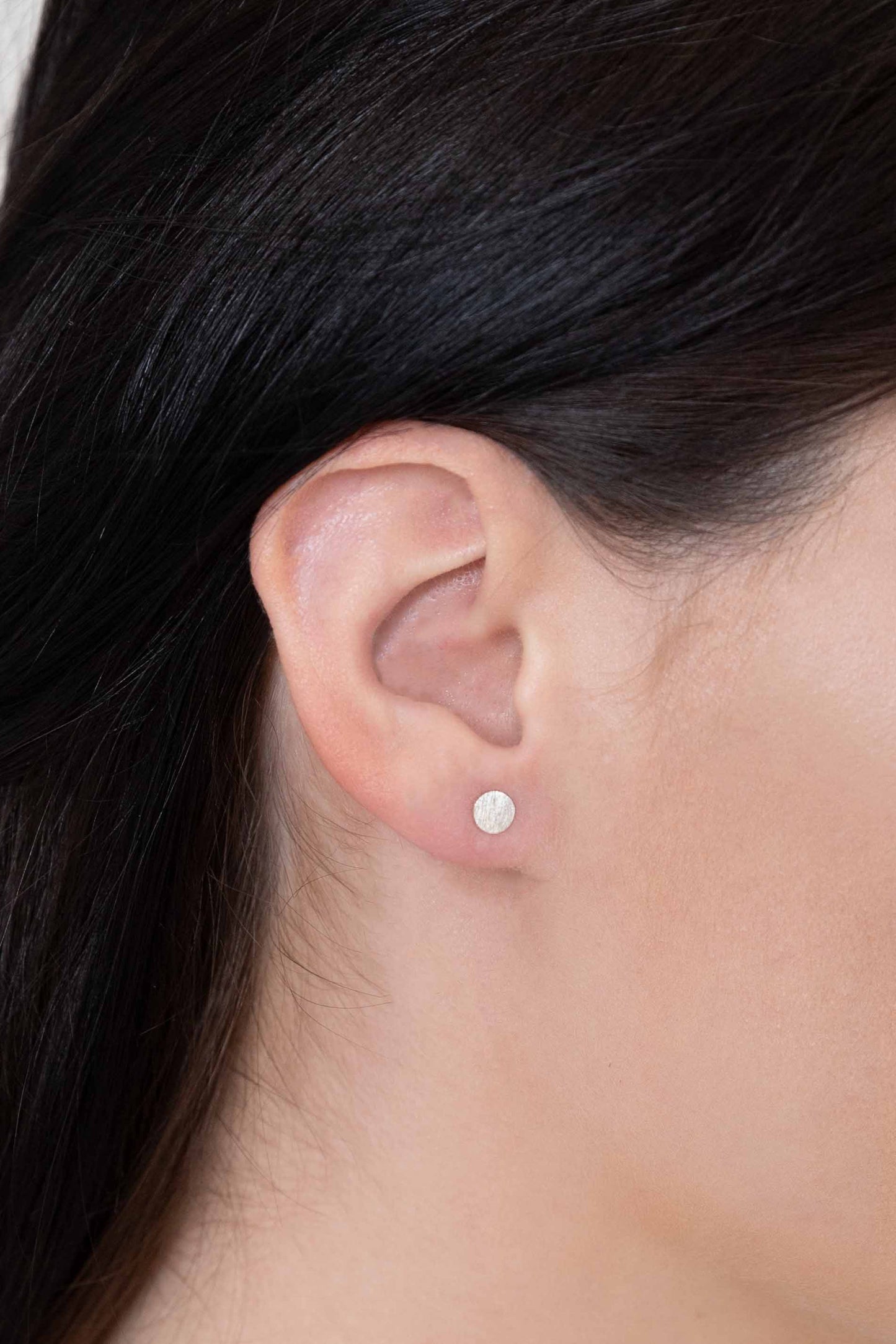 Square to Circle Mismatched Earrings | Silver (sterl.)