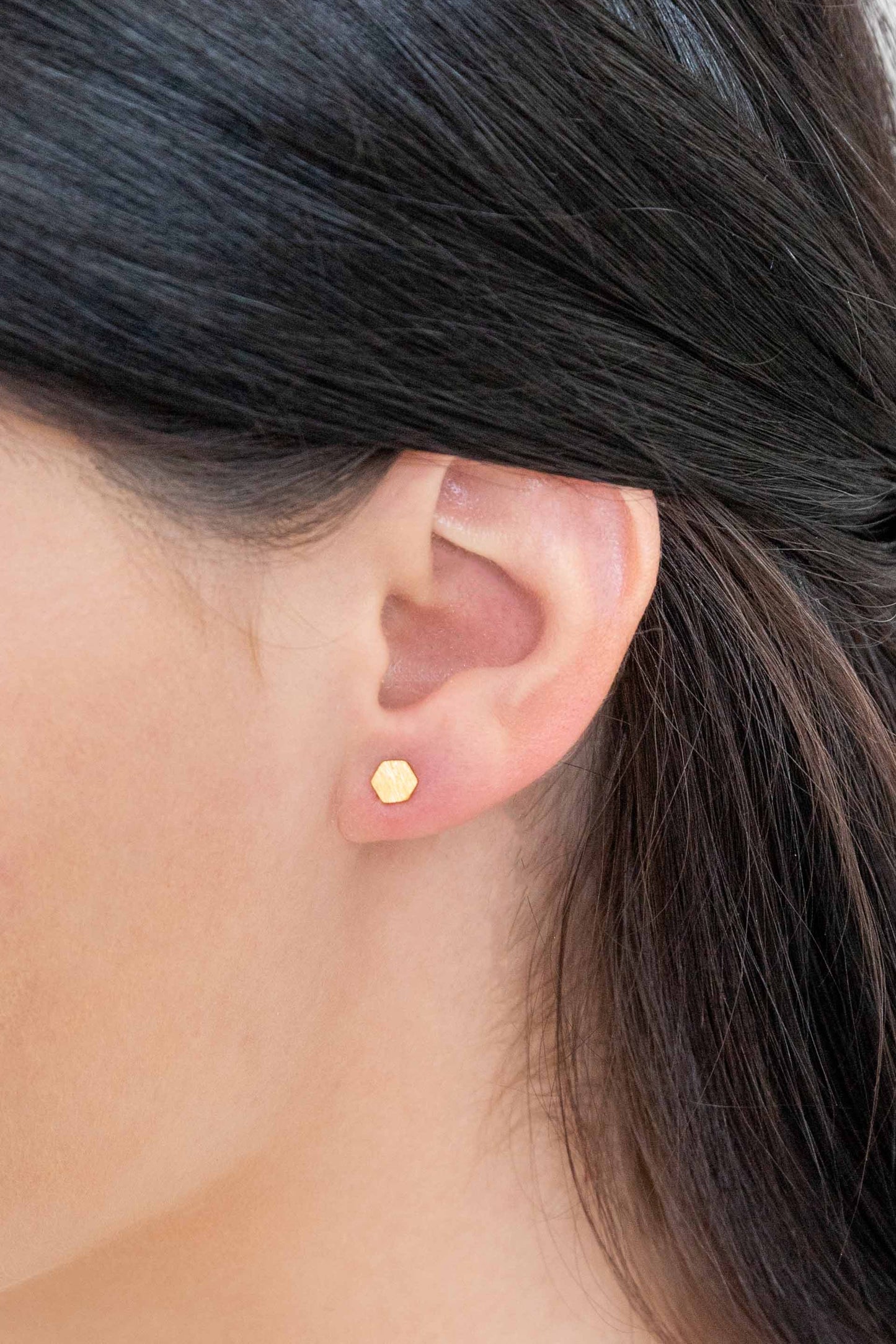 Geometric Shapes Mismatched Earrings | Gold (14K)