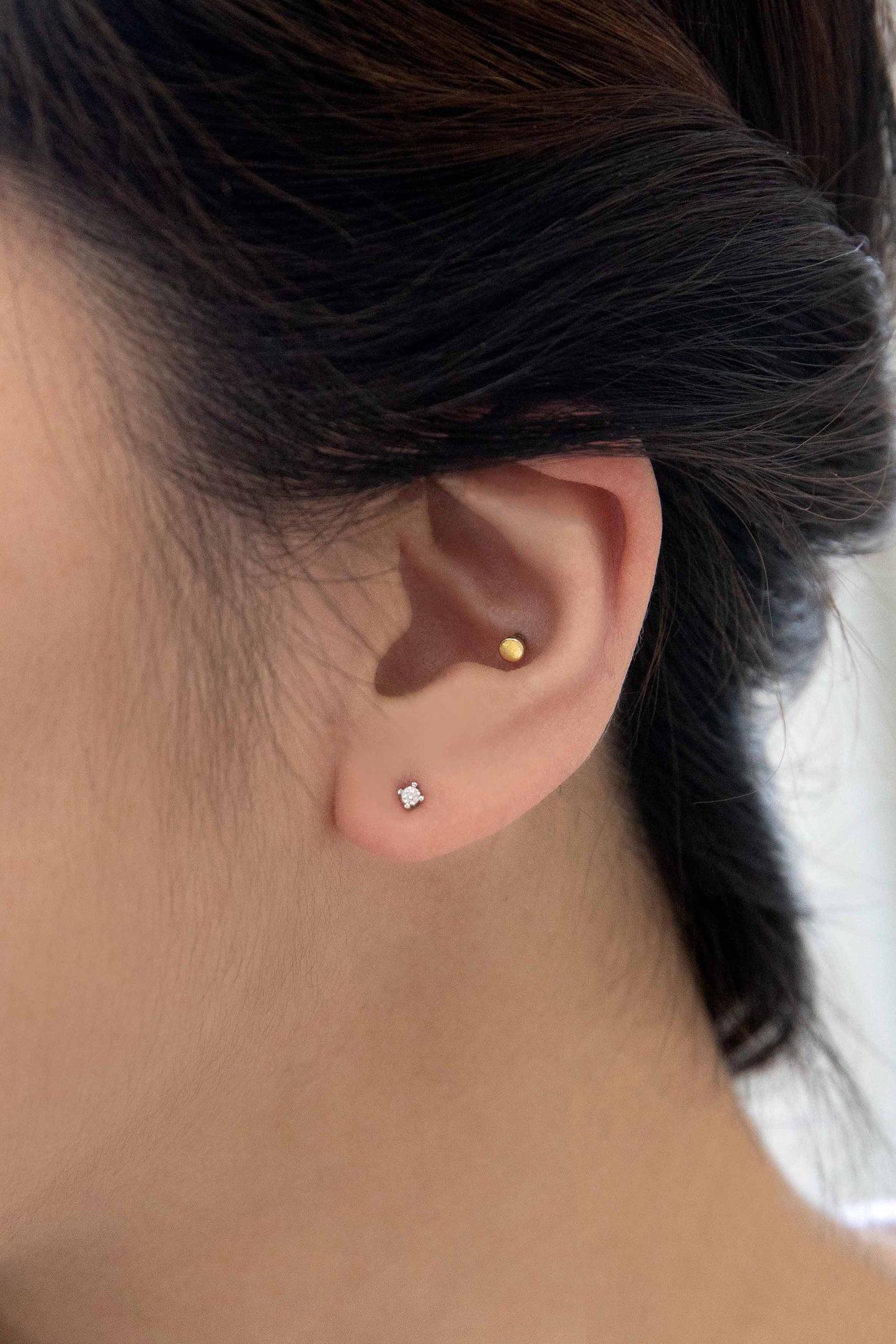 Dainty Stud Stone Earrings