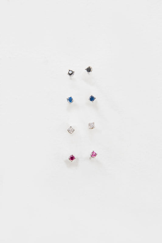 Dainty Stud Stone Earrings