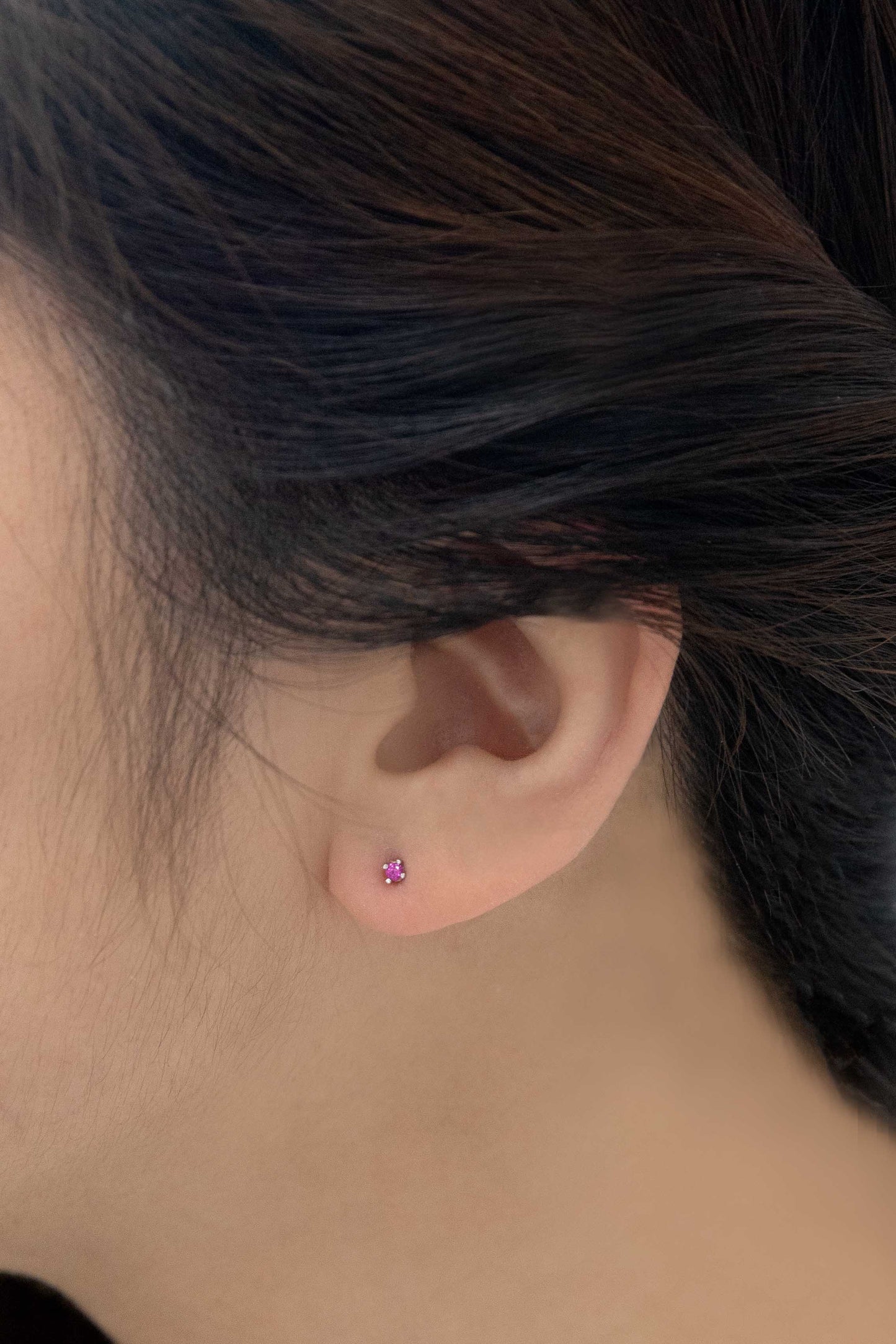 Dainty Stud Stone Earrings