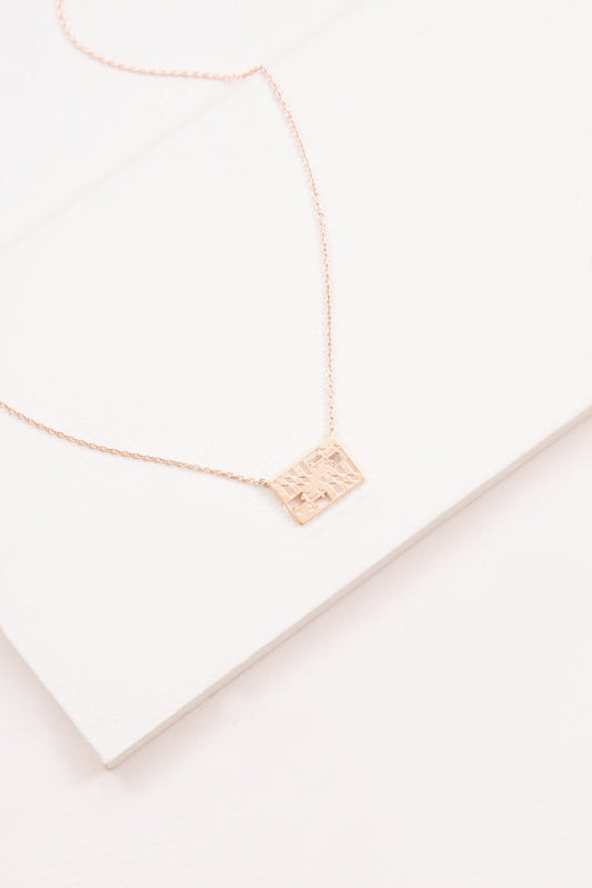 Maryland Flag Necklace