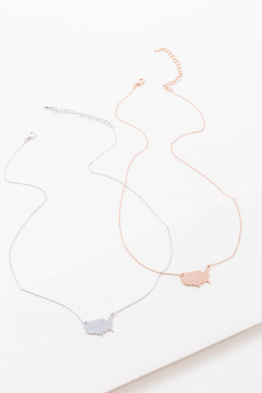 USA Solid Necklace