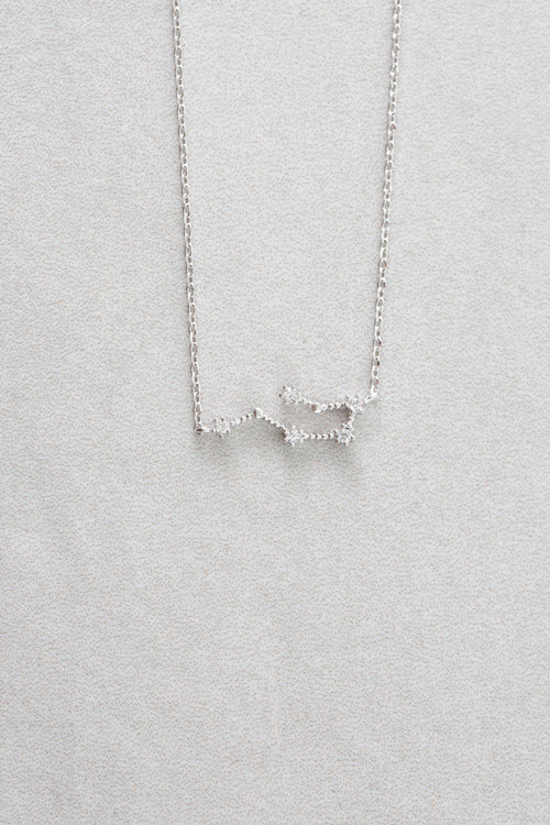 Aquarius Zodiac Necklace