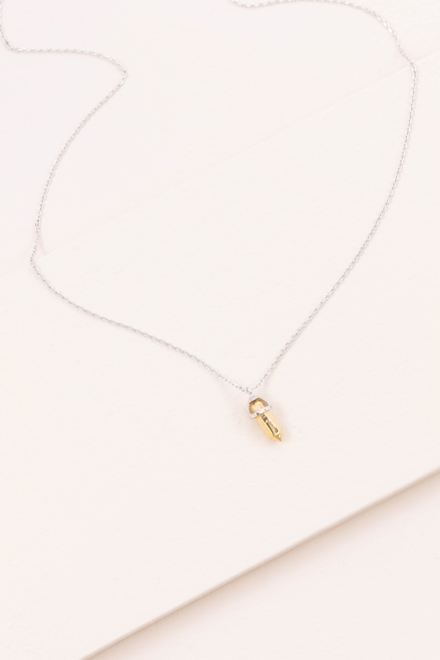 Two-tone Amulet Necklace