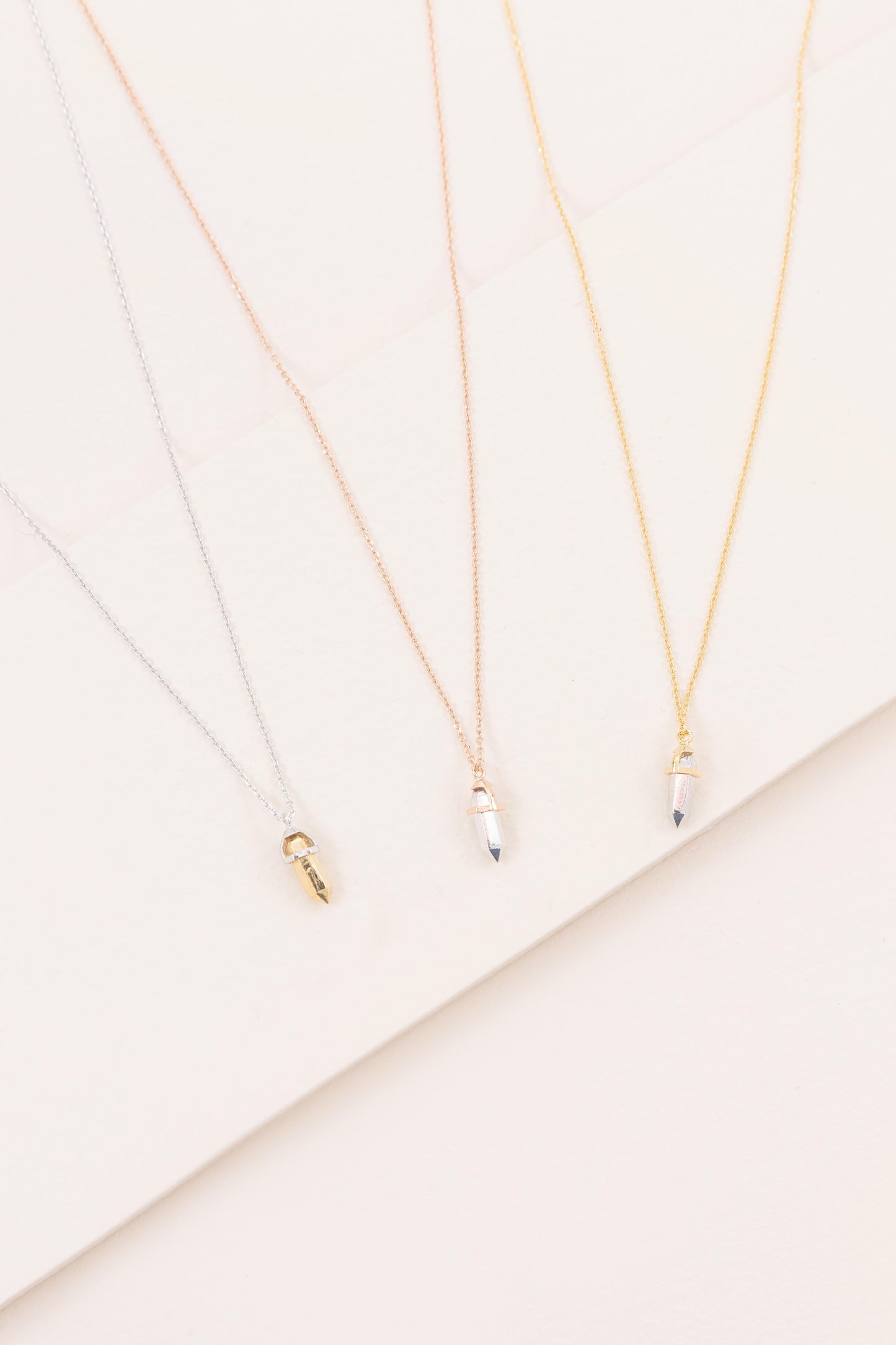 Two-tone Amulet Necklace