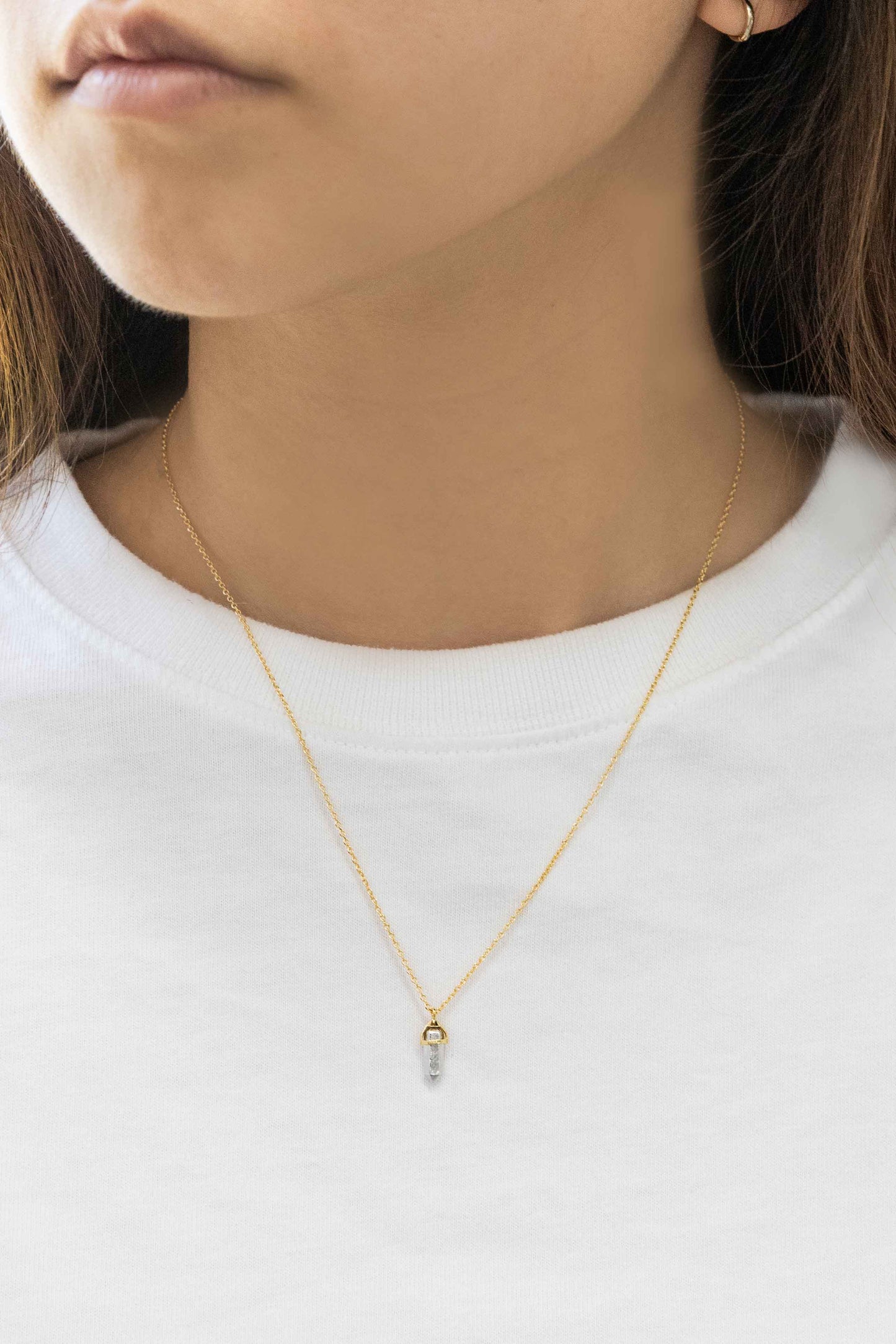 Two-tone Amulet Necklace