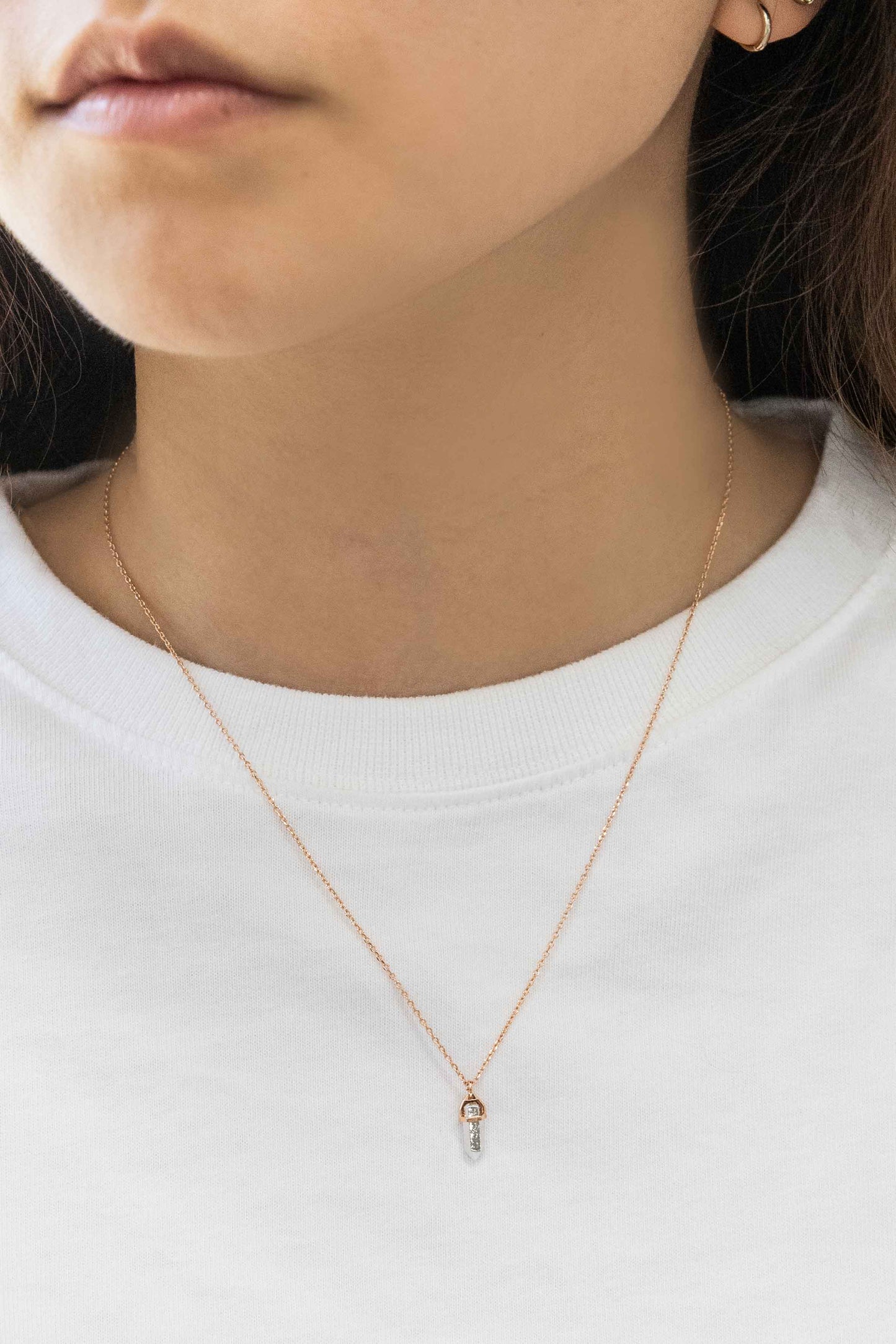 Two-tone Amulet Necklace
