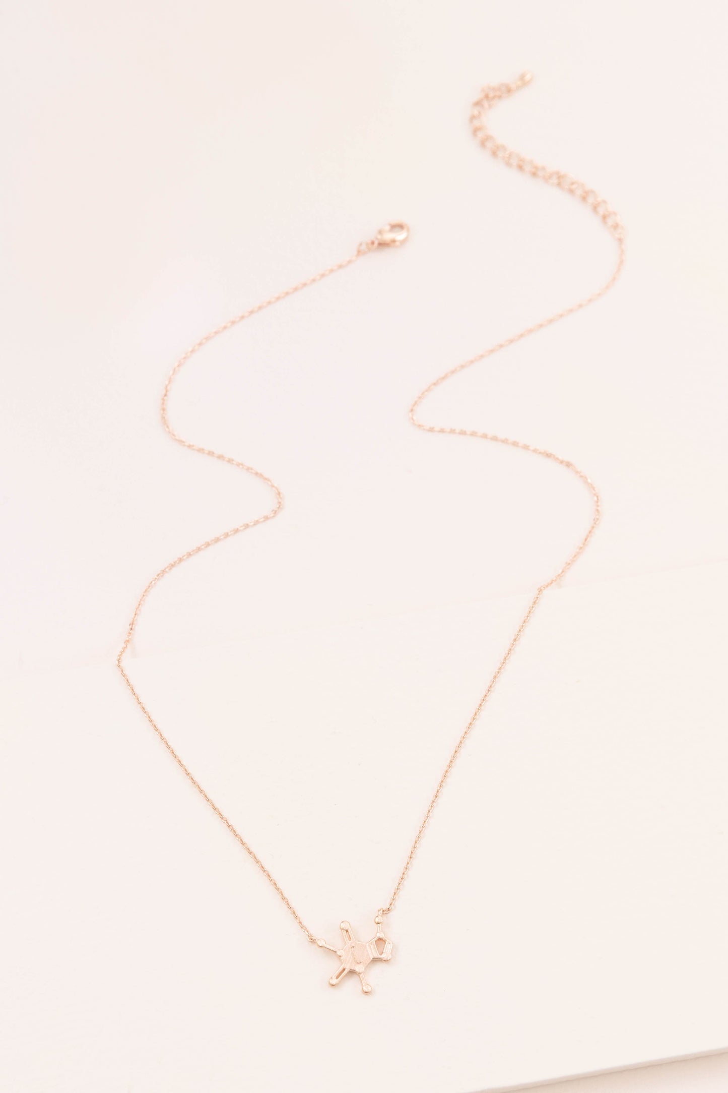 Serotonin Molecule Necklace