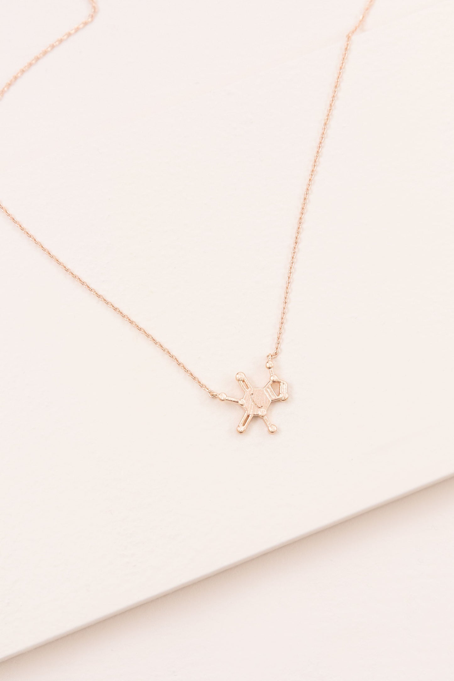Serotonin Molecule Necklace
