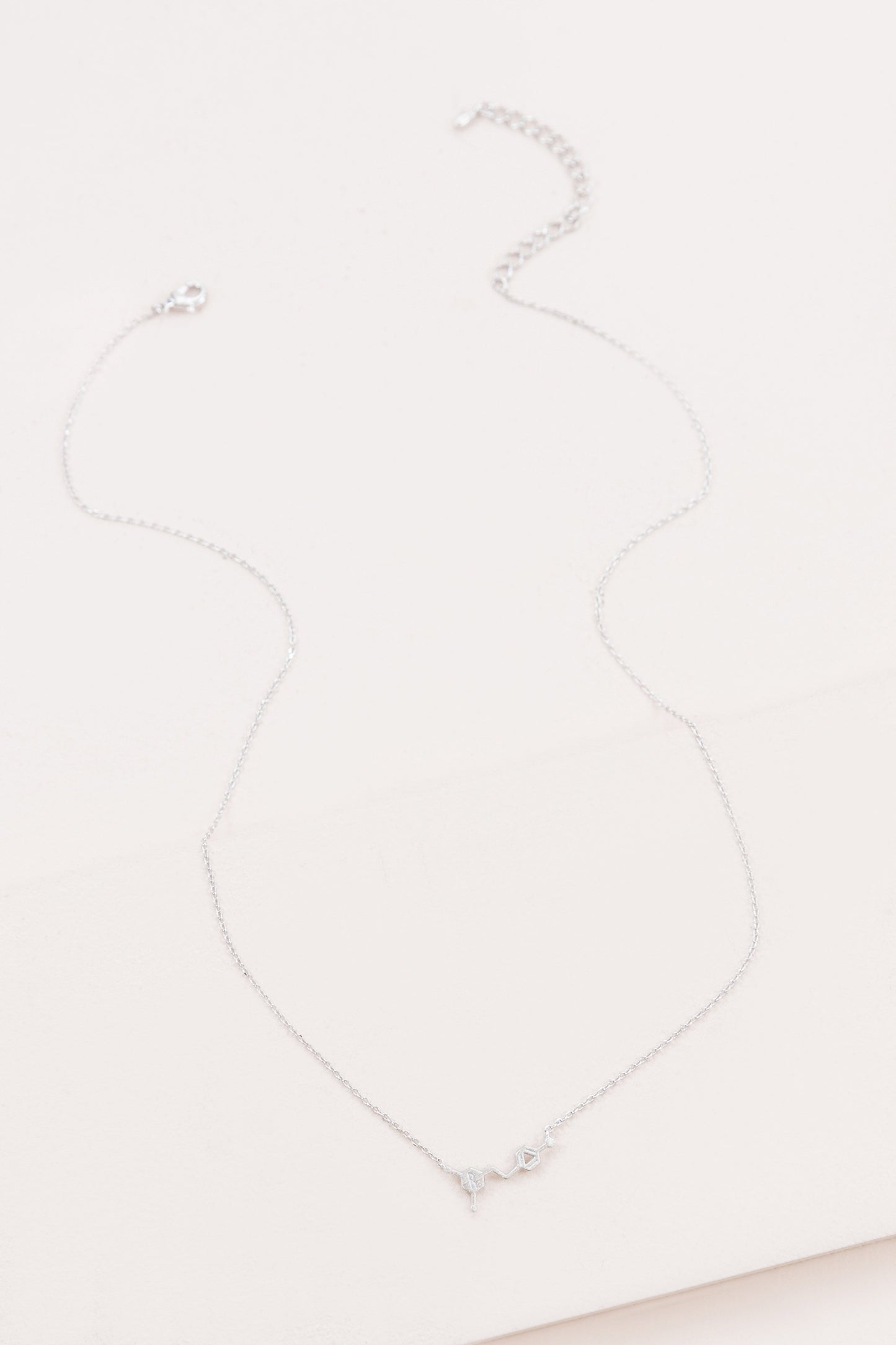 Resveratrol Molecule Necklace (Red Wine)