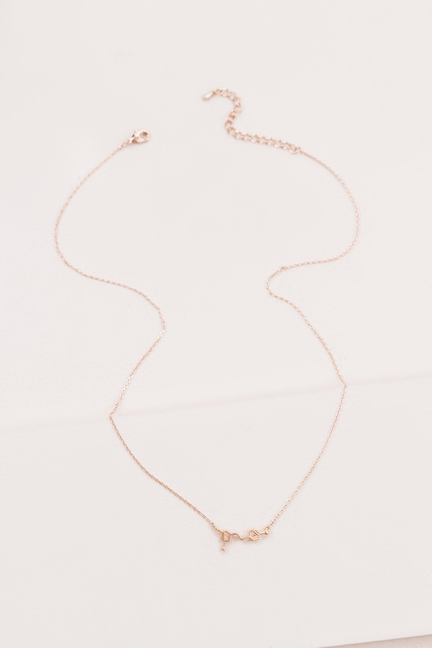 Resveratrol Molecule Necklace (Red Wine)