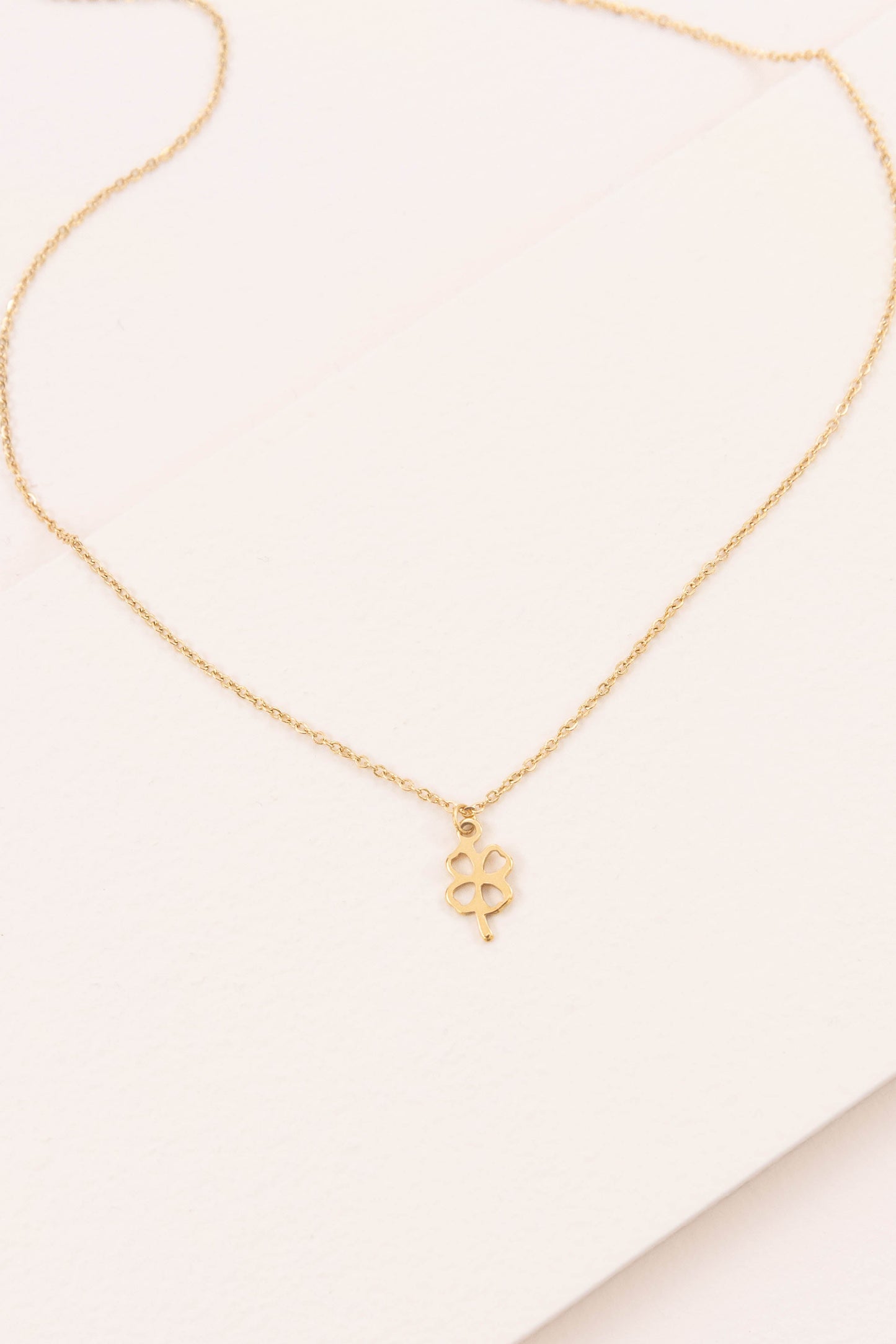 Lucky Clover Necklace (14K)