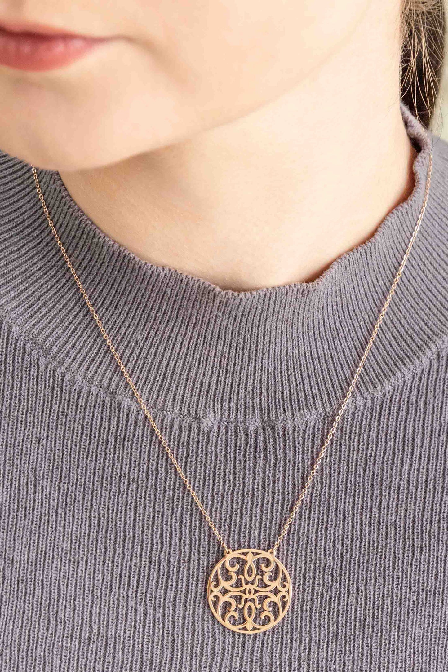 Folklorico Necklace (14K)
