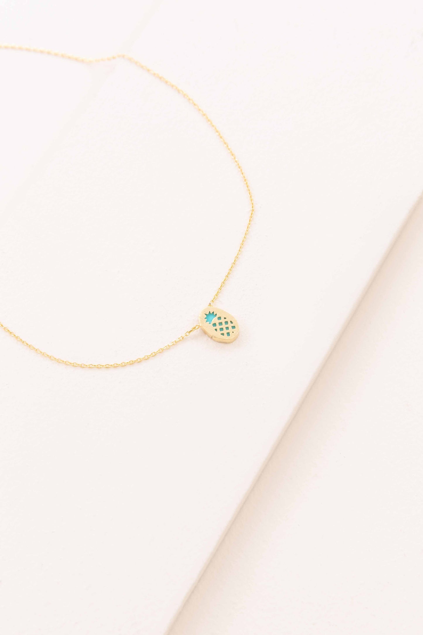 Pineapple Print Necklace