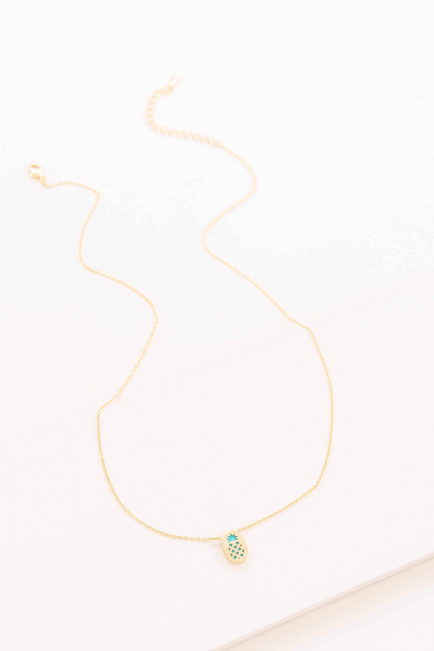 Pineapple Print Necklace