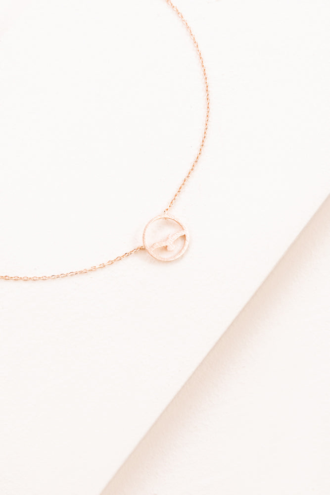 Soar High Above Necklace | Rose Gold