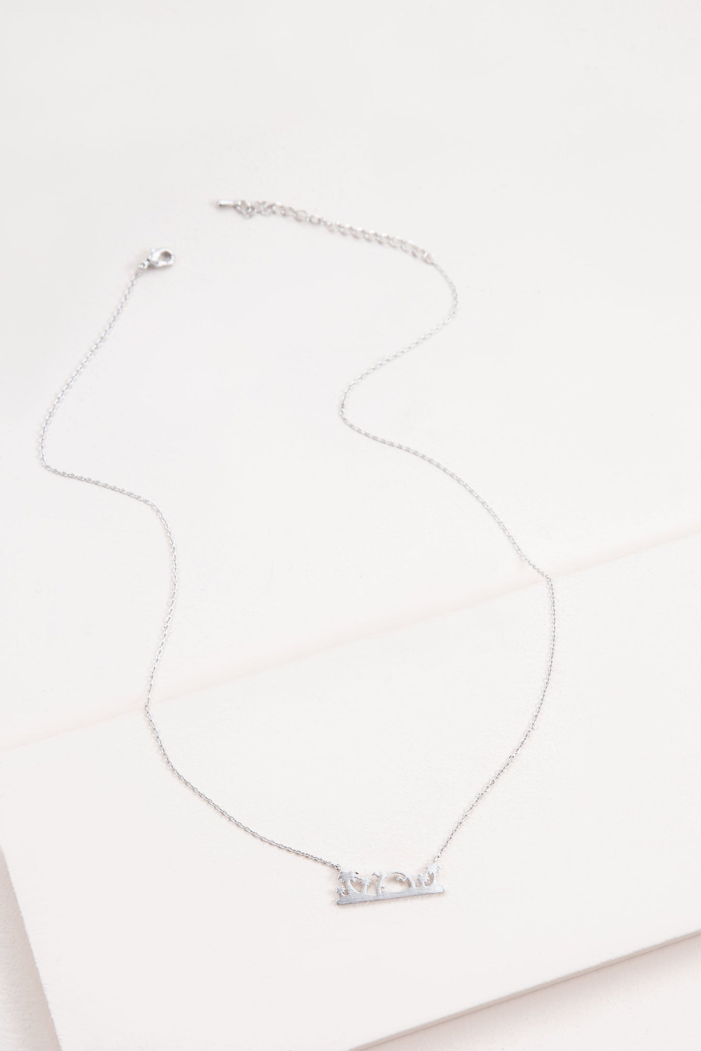 Sunset Beach Necklace | Silver