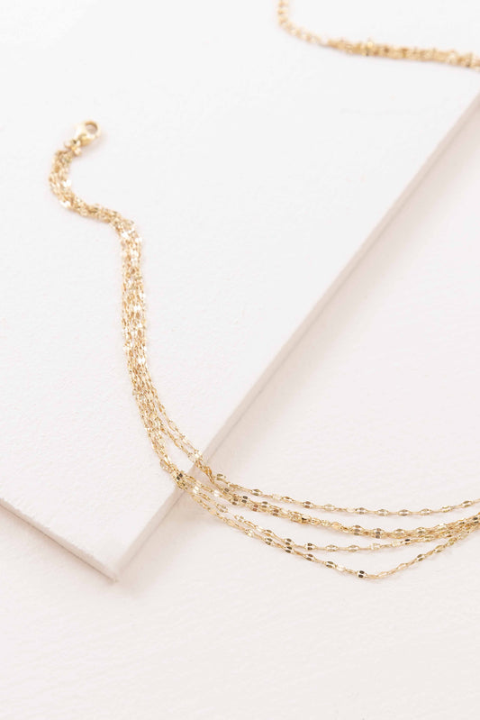 Gold Rush Layered Necklace (14K)