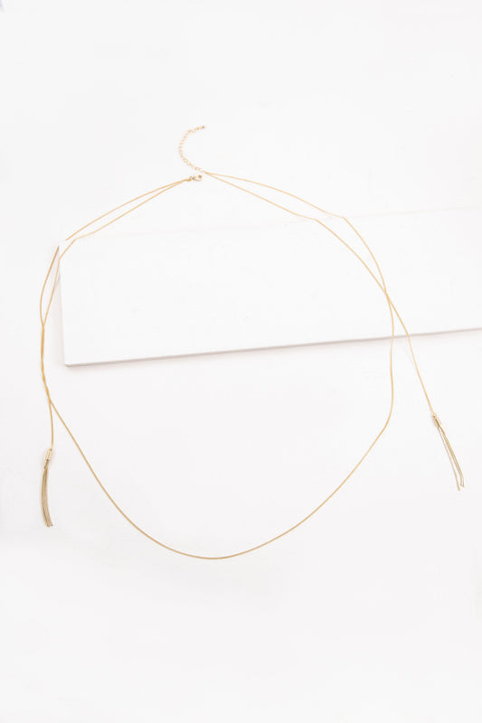 Tsarina Tassel Layered Necklace