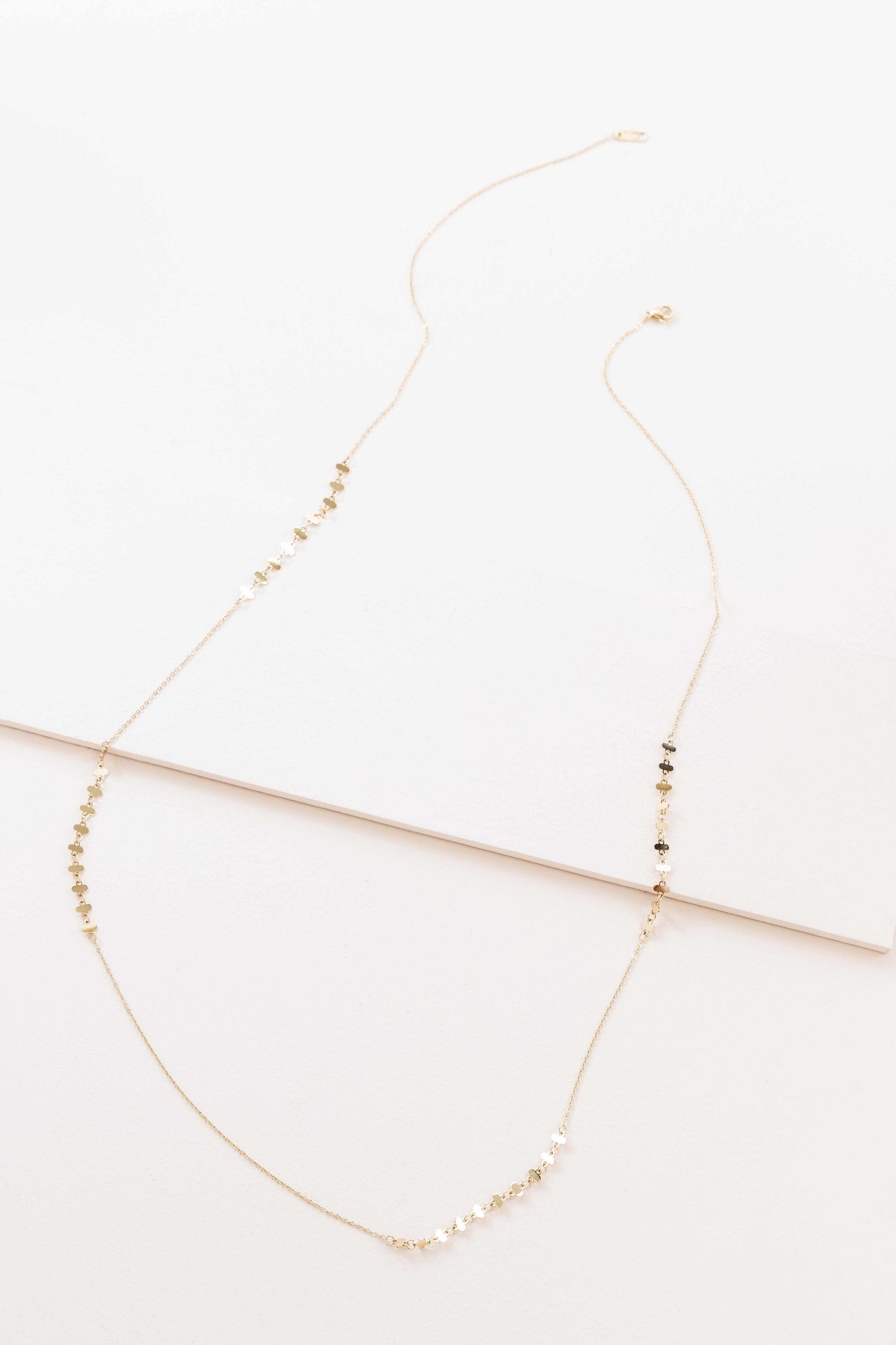 Rail Track Necklace (14K)