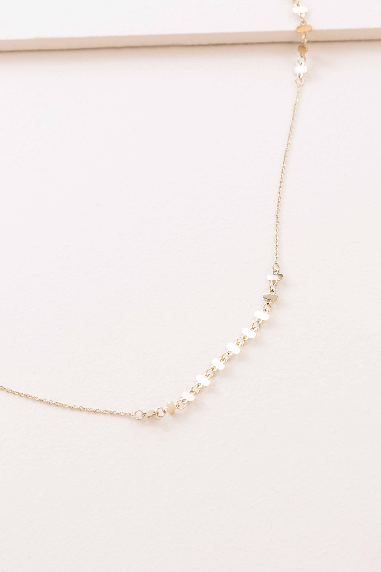 Rail Track Necklace (14K)