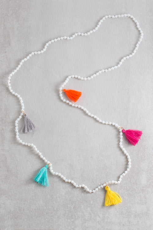Nayeli Tassel Necklace | Happy