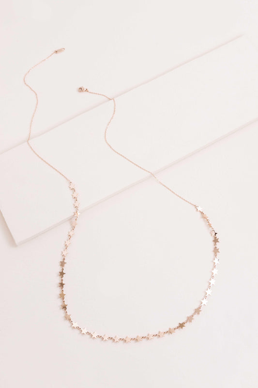 All The Stars Necklace | Rose Gold (14K)