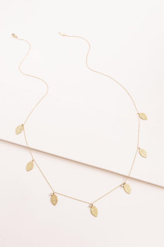 Autumn Leaves Necklace (18K)
