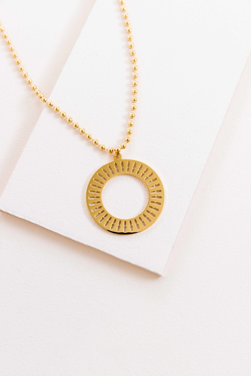 Shine Like the Sun Necklace (14K)