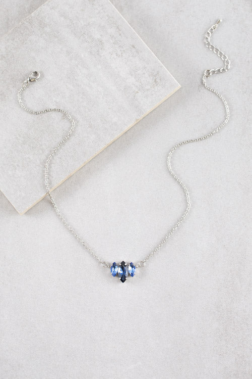 Summit Stone Necklace | Silver