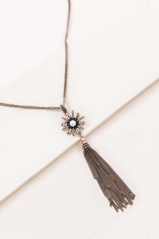 Trieste Tassel Necklace | Gold