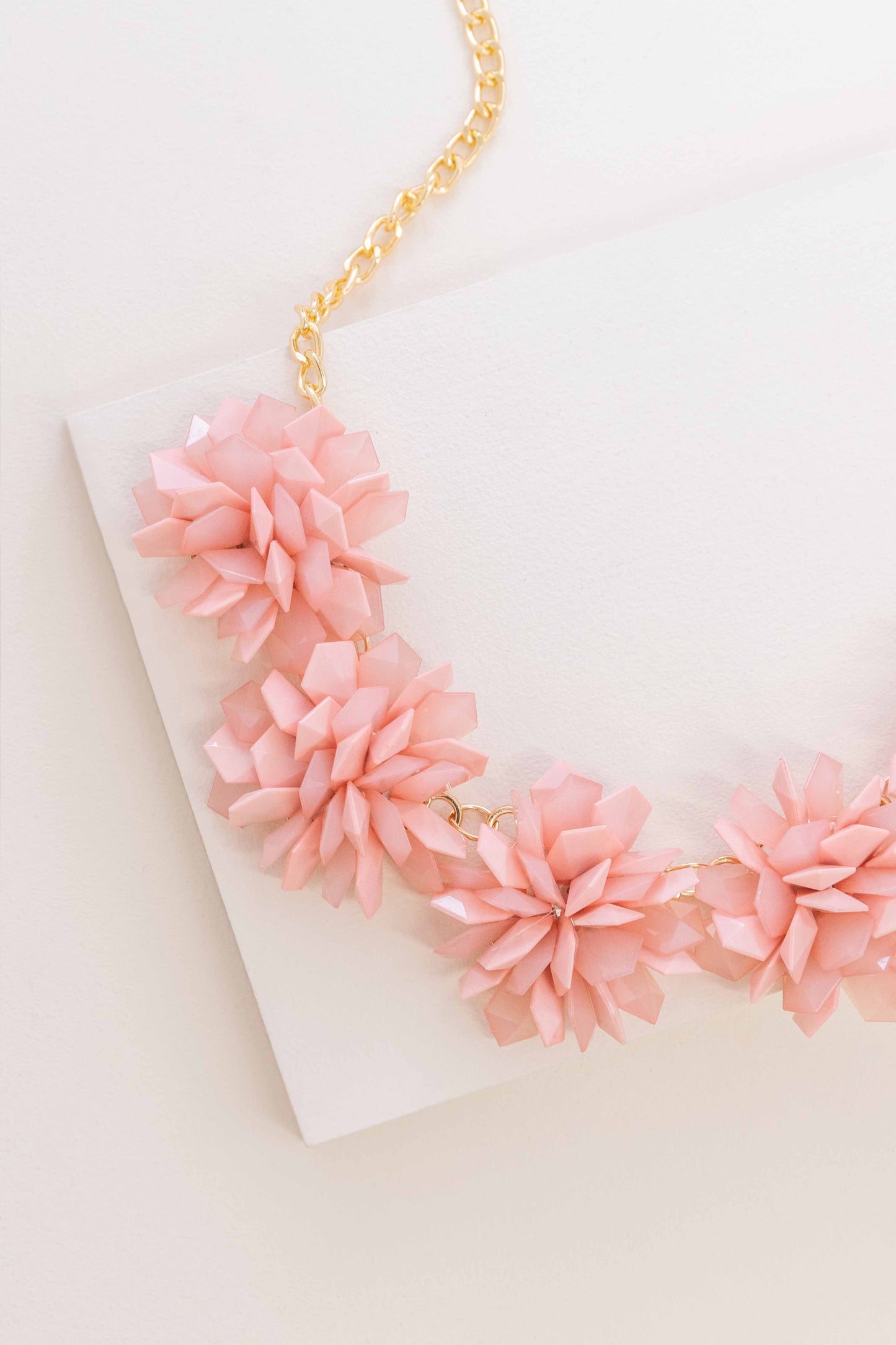 Sophisticated Shard Necklace | Dusty Pink