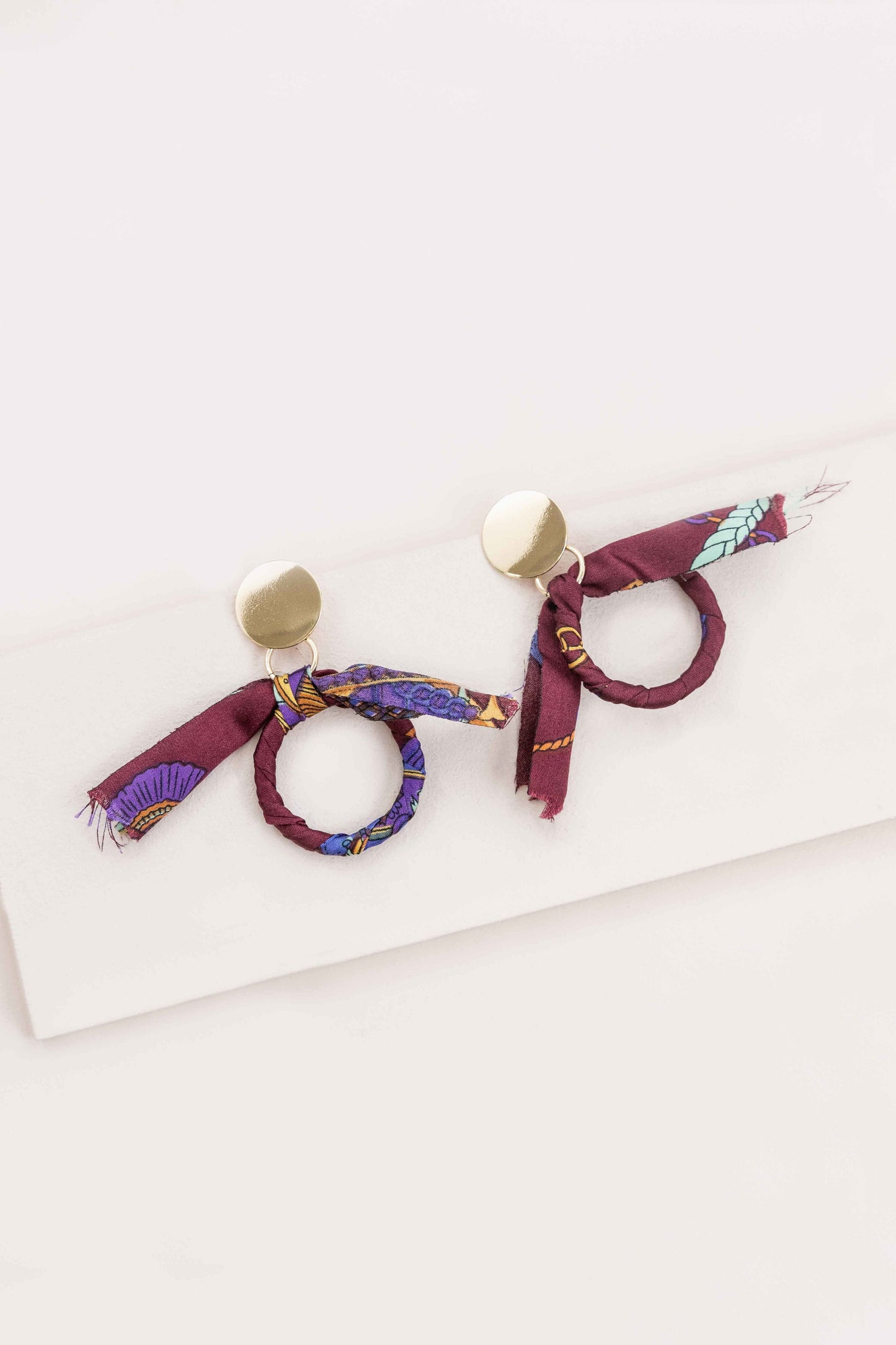 Marissa Earrings | Burgundy