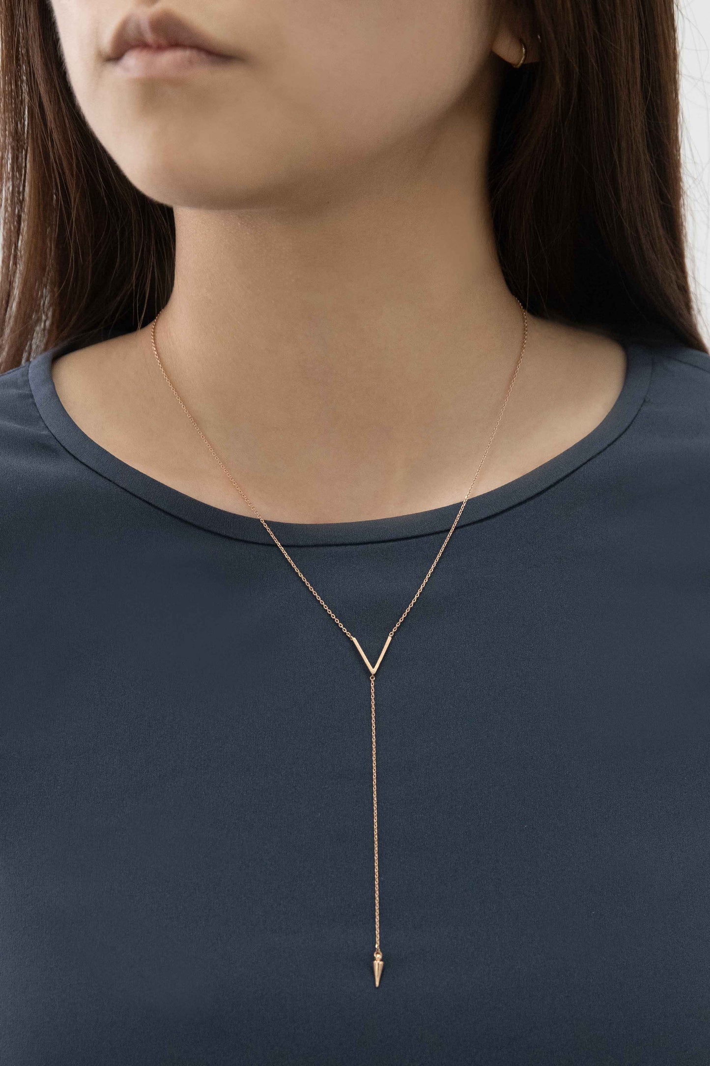 Spear Y-Necklace