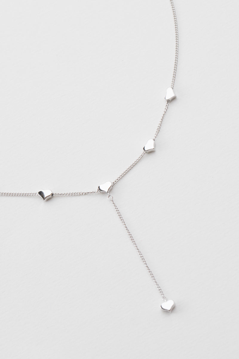 Falling in Love Lariat Necklace (sterl.)