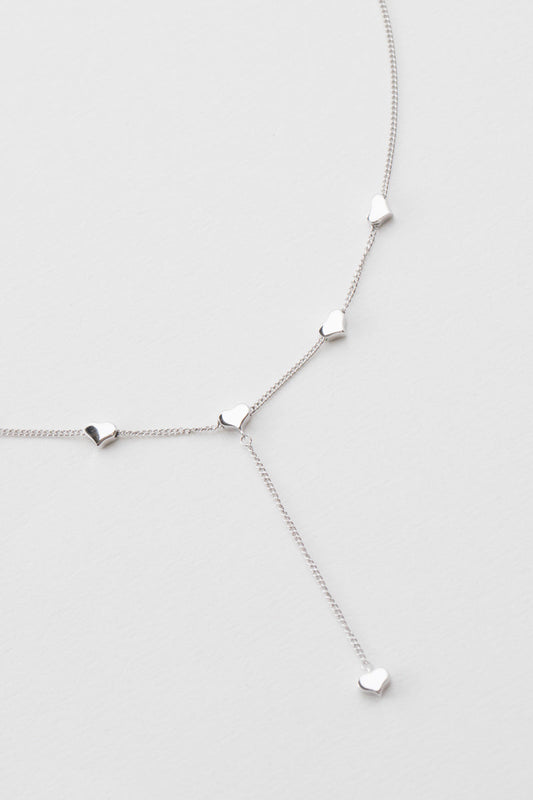 Falling in Love Lariat Necklace (sterl.)