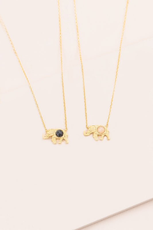 Elephant Stone Necklace